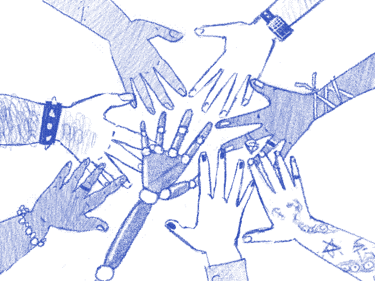 Diversity hands illustration