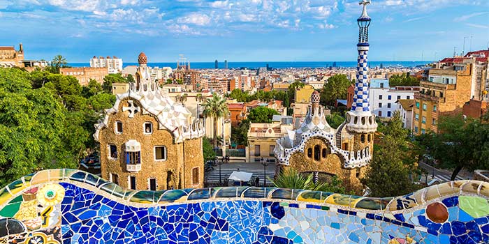 Exclusive view of Parc Güell